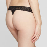 Auden Women's All Over Lace Thong Panties