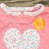 Just One You Made By Carter's Baby Girls' Dot Heart Footed Pajama