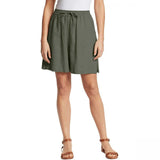 Gloria Vanderbilt Women's Elastic Waist Linen Blend Shorts