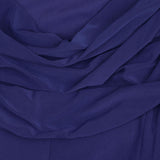 Alex Evenings Petite Brocade Bodice Empire Waist Gown Royal Blue 16P