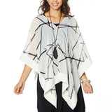 MarlaWynne WynneLayers Women's Chiffon Convertible Poncho