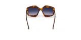 Tom Ford Women's Geometric Sunglasses Blonde Havana Brown / Blu grad 55/19/140