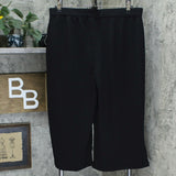 Joan Rivers Women's Textured Knit Pull On Gaucho Pants