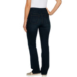 Denim & Co. Perfect Denim Petite Smooth Waist Bootcut Jeans Indigo 16