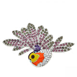 Rara Avis by Iris Apfel Crystal And Enamel Sparrow Brooch