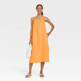 A New Day Women's Easy Linen Tank Dress