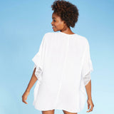 Xhilaration Women's Front Tie Kimono Cover Up