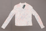 Wild Fable Women's Long Sleeve Cropped Mock Turtleneck Shirt Top