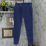 Assets By Spanx Women's Denim Skinny Leggings Medium Wash Blue XL