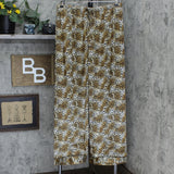 Victoria's Secret Womens Faux Silk Pajama Sleep Shirt Pants Set