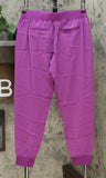 NWT DG2 By Diane Gilman Women's Faux Silk Pull On Jogger Pants. 697781 Large