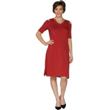 Belle by Kim Gravel Women's TripleLuxe Cold Shoulder Knit Dress
