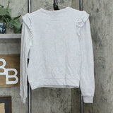 NWT INC International Concepts Women's Ruffled Star Sweatshirt. 100107991B Small