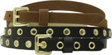 Mossimo Women's Two Pack Skinny Belts 1/2-Inch Width