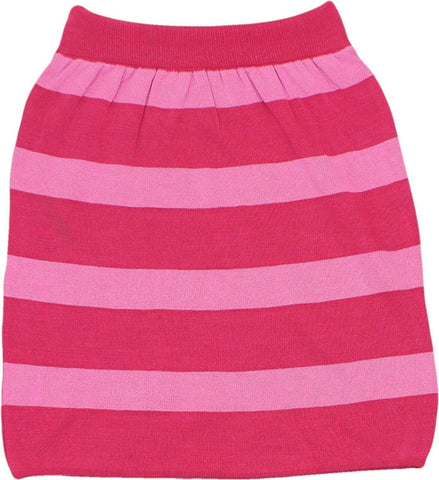 Adore Women's Striped Sweater Mini Skirt