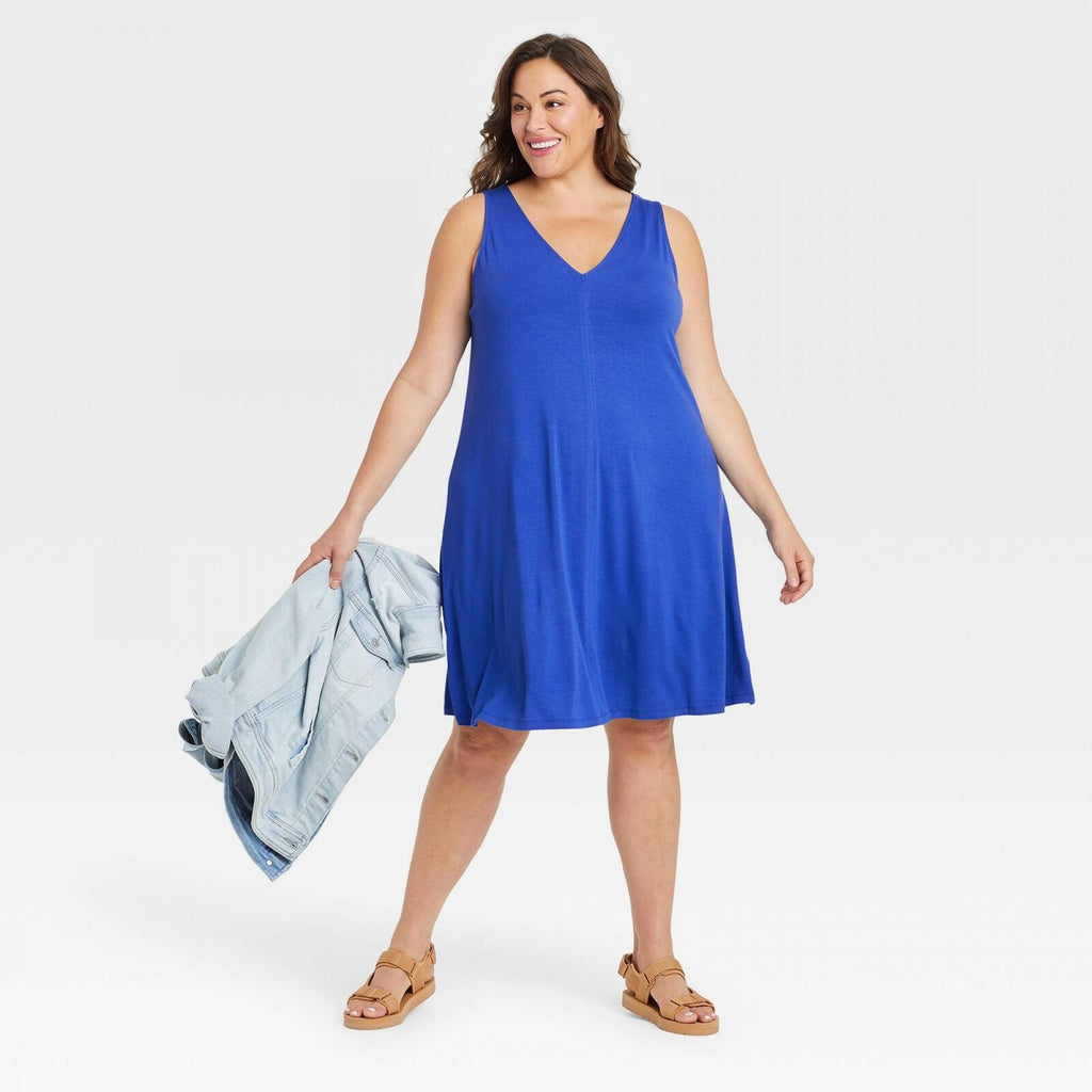 Ava & Viv Women's Plus Size Knit Tank Dress Biggybargains Ava & Viv Women's Plus Size Knit Tank Dress Biggybargains