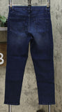 DG2 by Diane Gilman Women's Petite Stretch Embellished Destructed Skinny Jeans