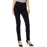 DG2 by Diane Gilman Women's Virtual Stretch Novelty Skinny Jeans