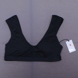 Shade & Shore Women's Cap Sleeve Bralette Bikini Top