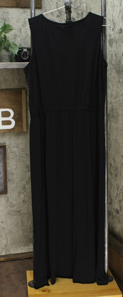 Nina Leonard Women's Plus Size Elastic Waist Sleeveless Maxi Dress –  Biggybargains
