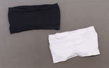 Rhonda Shear 2 Pack Underwire Bandeau Bra Removable Pads Black/White Plus 1X