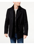 Kenneth Cole New York Men's Big & Tall Double-Breasted Wool-Blend Peacoat