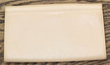 Private Label Leather Clutch with drop-in chain strap Beige Almond One Size