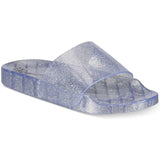 INC International Concepts Women's Glitter Jelly Pool Slides