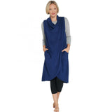 Cuddl Duds Women's Fleecewear Stretch Long Cascade Cardigan