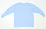 Gildan NEW Ultra Cotton Youth Long Sleeve T-Shirt Tee Light Blue Small 03030
