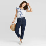 Universal Thread Women's Relaxed Fit Short Sleeve V-Neck T-Shirt