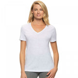 Felina Women's V-Neck Slub Knit T-Shirt