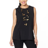 MarlaWynne WynneLayers Women's Knit Sleeveless Top With Front Seam Detail