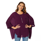 DG2 by Diane Gilman Women's Kimono Layered Top