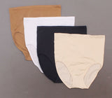 Rhonda Shear 4 Pack Seamless High Waist Ahh Brief Panties