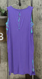 IMAN Women's Boho Chic Sleeveless Layered Knit Midi Dress