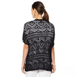Antthony Women's Lacey Days Short Sleeve Open Knit Cardigan