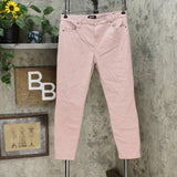 Buffalo Women's Avalon Soft Stretch Skinny Ankle Gazer Jeans Mauve Pink 12