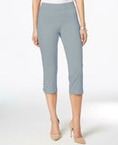 NWT JM Collection Petite Lattice Hem Cropped Pants. 52123LR477 Petite Small