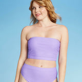 Xhilaration Women's Tube Bandeau Bikini Top Lilac Medium