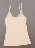 Rhonda Shear Women's Lightweight Everyday V Neck Camisole Peachy Nude Small
