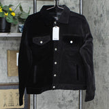Wesc Men's Split Colorblocked Corduroy Trucker Jacket