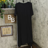 Comfort Code by Cuddl Duds Women's Elbow Sleeve Handkerchief Hem Dress