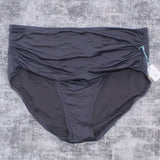 Kona Sol Women's Full Coverage High Waist Swim Bikini Bottom