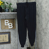 AnyBody Women's Cozy Knit Slub Jogger Pants Jet Black Small
