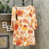 NWT DG2 By Diane Gilman Womens Printed Swing Top. 703308 Small Medium