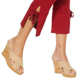 DG2 by Diane Gilman Women's Petite Virtual Stretch Side Slit Crop Jeans