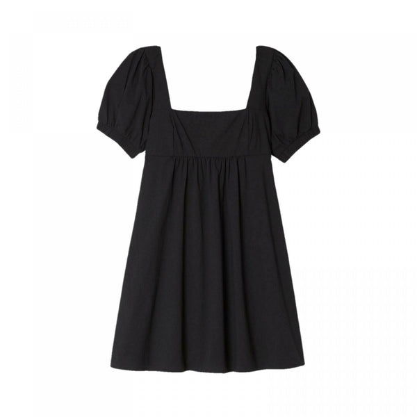 Wild Fable Women's Puff Sleeve Square Neck Smock Back Mini Dress – Biggybargains