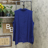 Fever Women's Sleeveless High Low Tunic Blouse