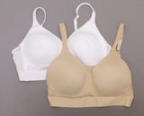 Rhonda Shear Women's Plus Size 2 Pack Molded Cup Bras With Mesh Back Detail